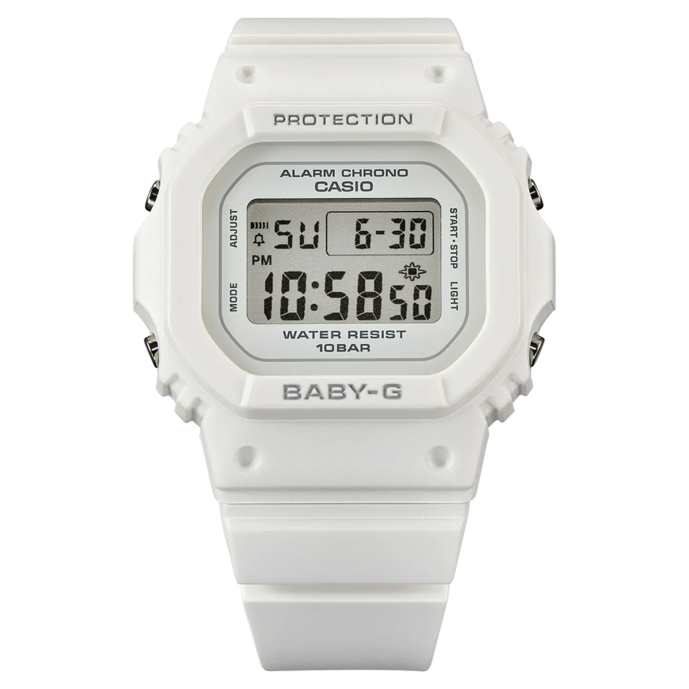 CASIO 卡西歐 BABY-G 經典人氣方形電子錶 BGD-565U-7, , large