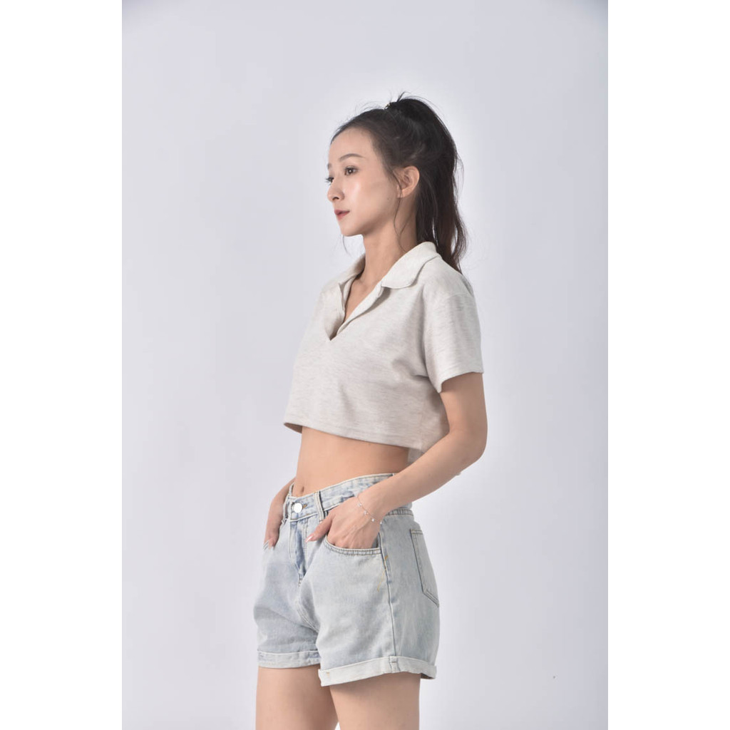 (XL) 丹寧牛仔藍色短褲二手衣, , large