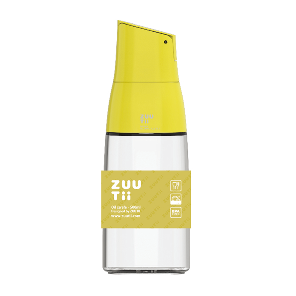 沾沾生活DipDipLife | 加拿大ZUUTii｜自動開蓋油醋瓶500ml｜檸檬黃, , large