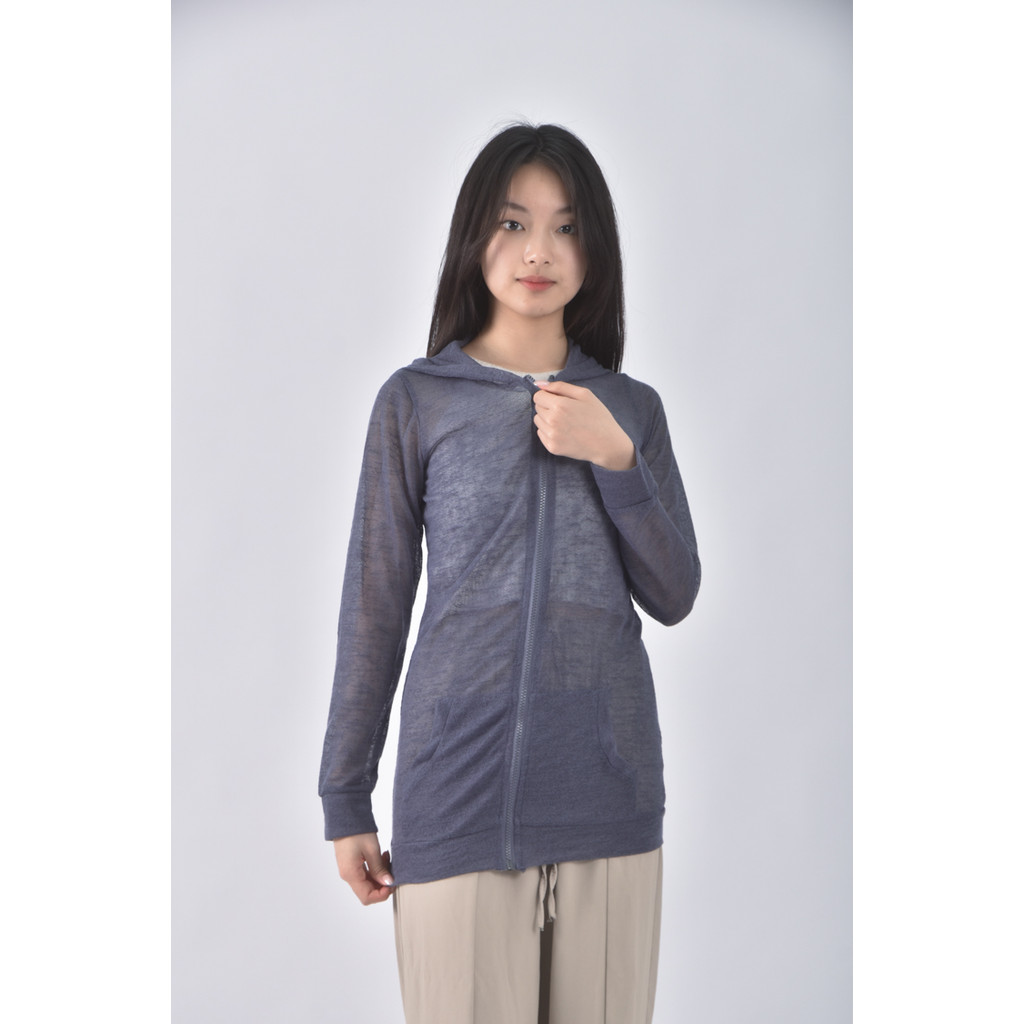 (S) i moda連帽藍色外套二手衣, , large