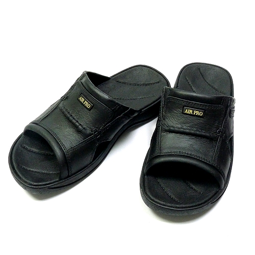 [e shoe store] Taiwan-made PVC waterproof non-slip slippers Plastic waterproof slippers Men's 25CM