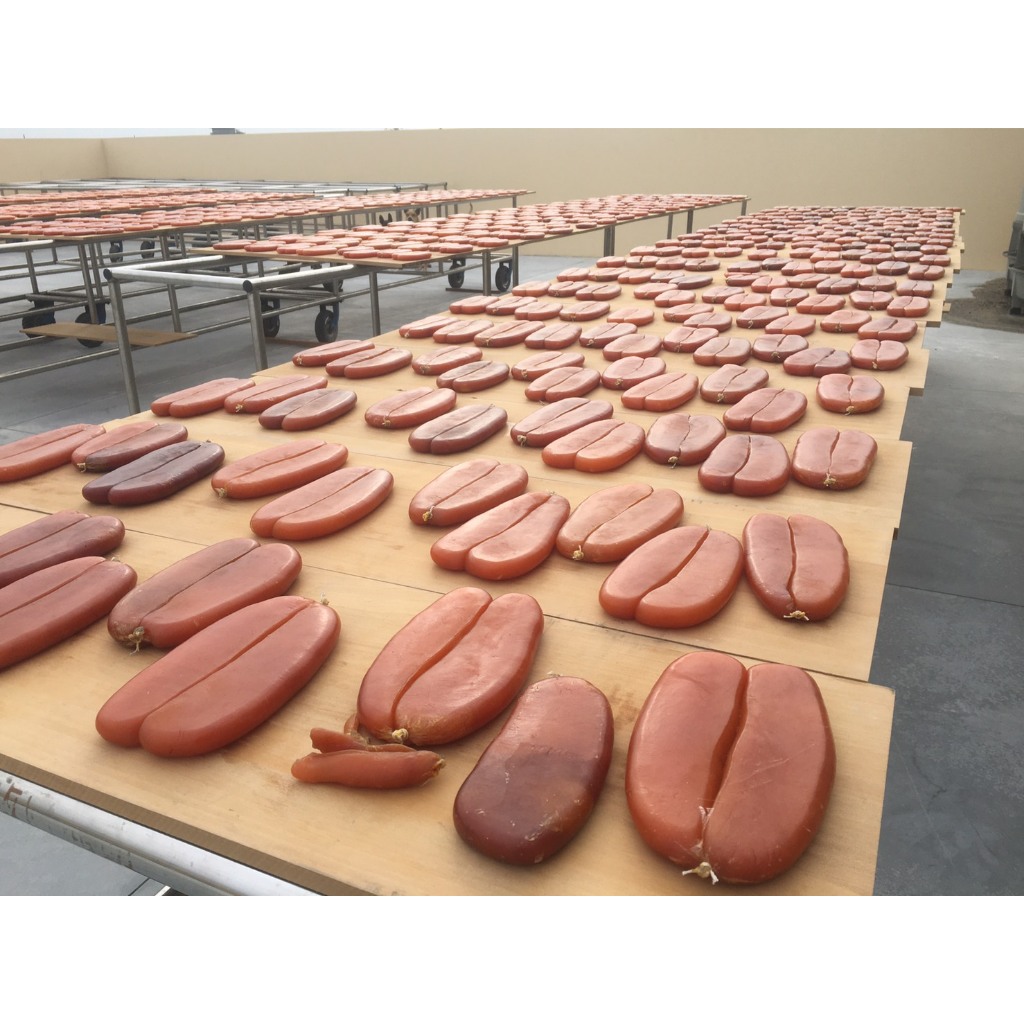 【台灣好漁】台灣野生黃金烏魚子 五兩 (180g&plusmn;10%)  2片 盒裝 年菜 伴手禮 過年 含禮盒, , large