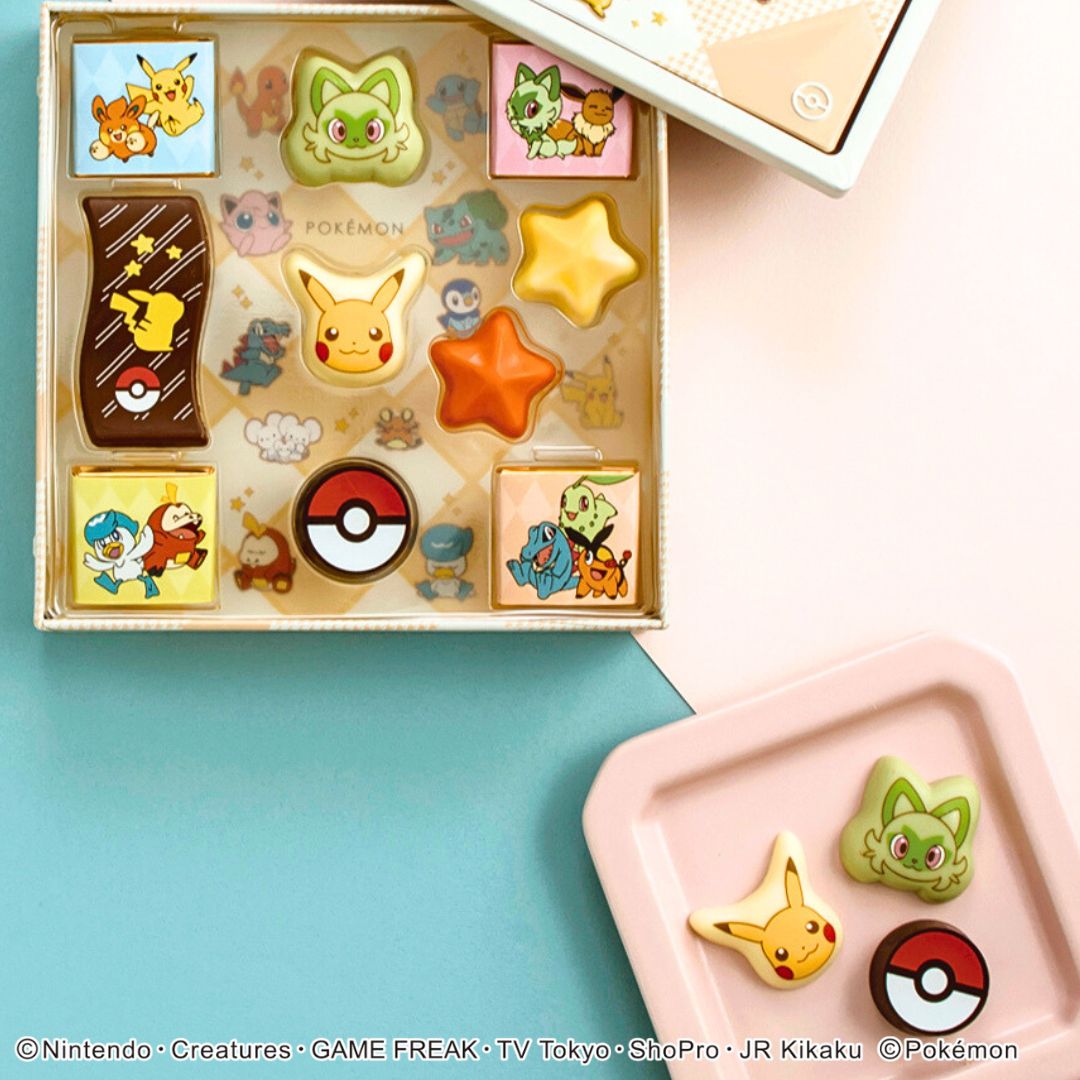 【Shofuuya】Valentine&rsquo;s Day Limited Pok&eacute;mon Shaped Chocolate Gift Box (10 pcs), , large