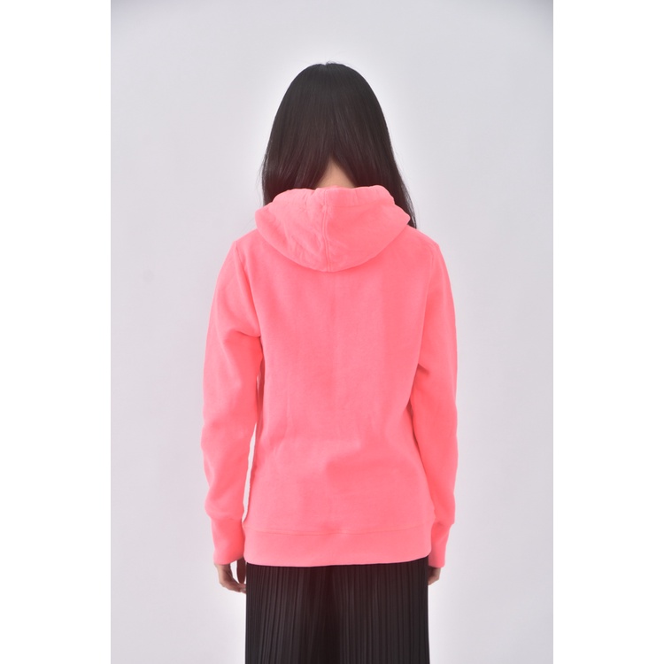 (XL) superdry運動質感棉質連帽粉色長袖上衣二手衣, , large