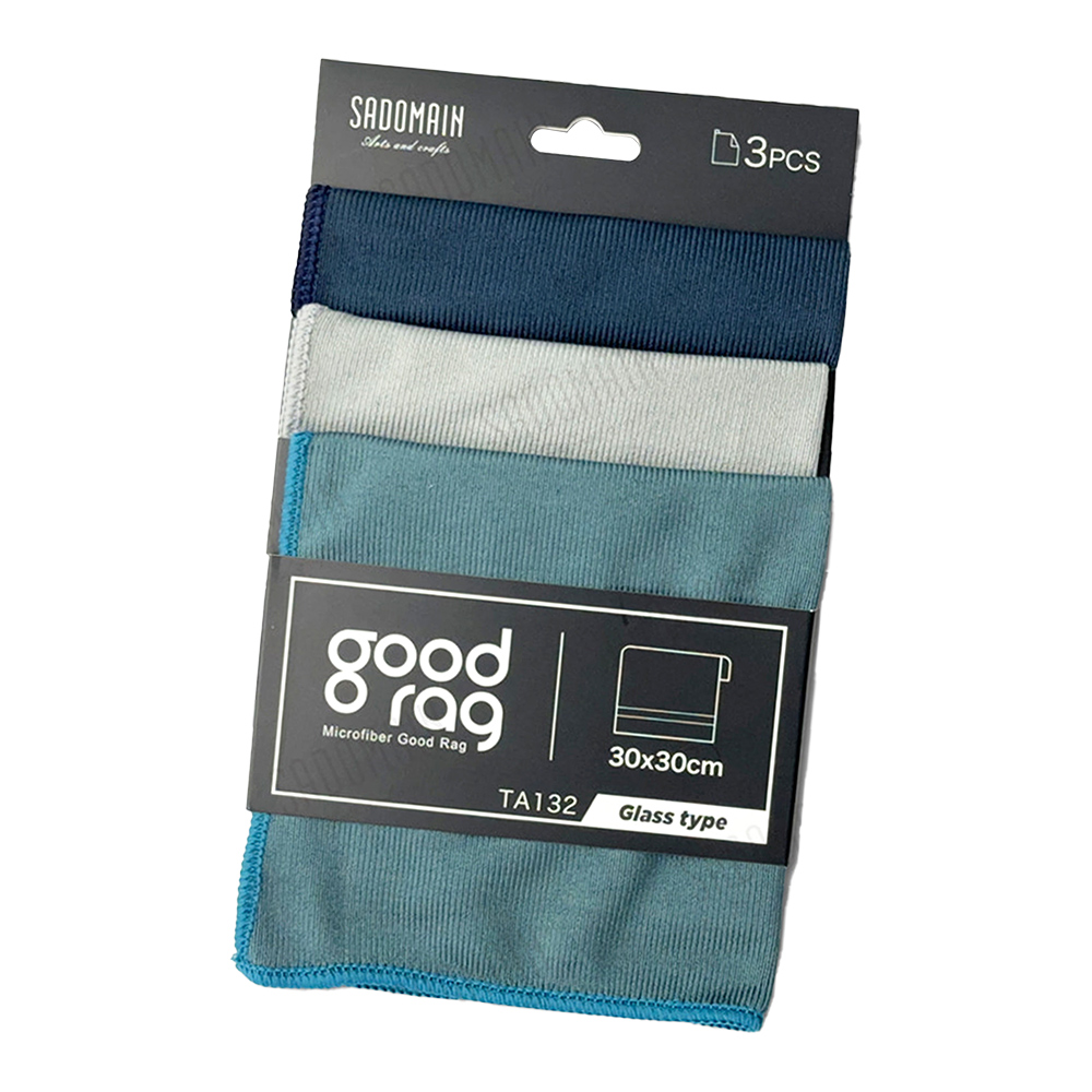 仙德曼優纖抹布-玻璃系列-3入x6組, , large