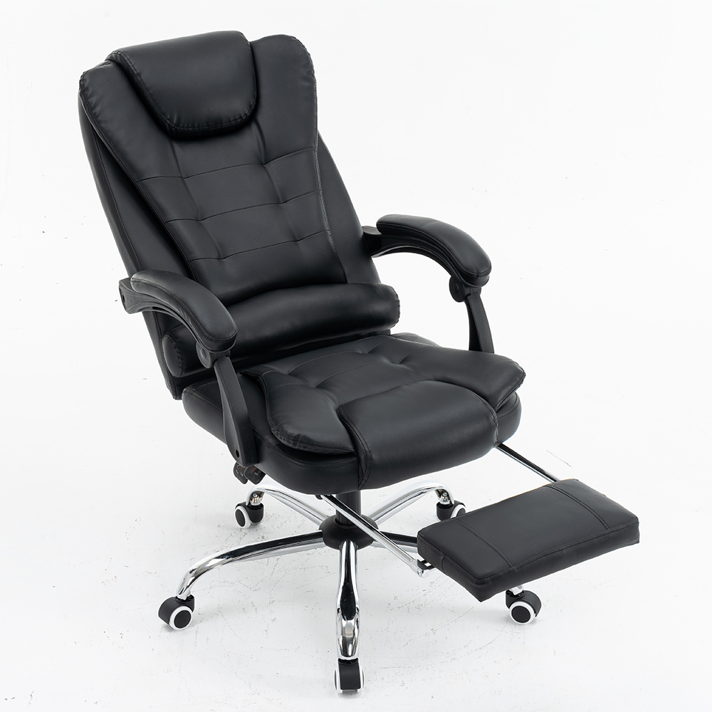 【Hampton 漢汀堡】威爾皮面扶手辦公椅, , large