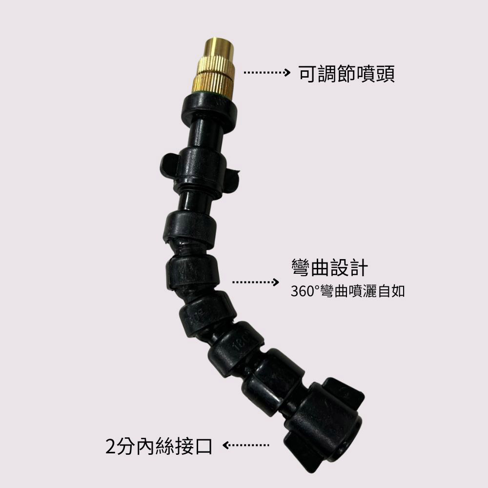 Orange spray gun handle + 360-degree omnidirectional rotatable spray gun head (black plastic), , large