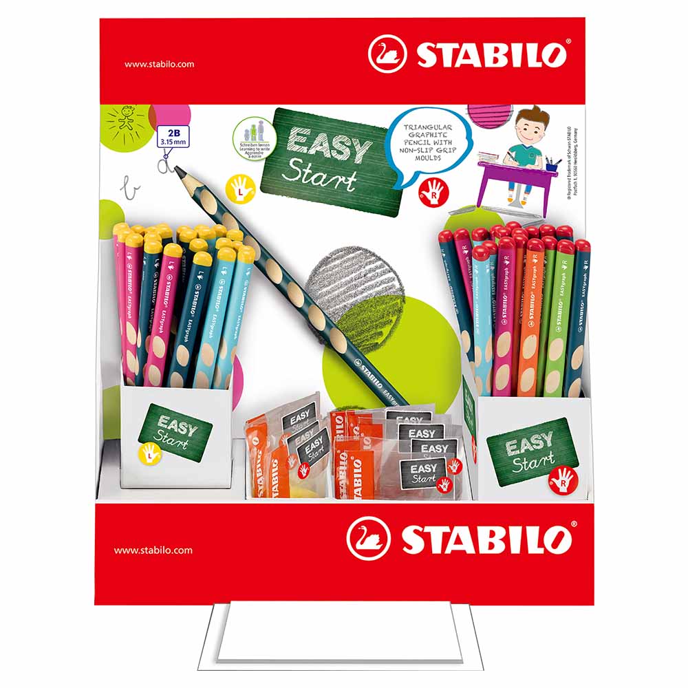 STABILO 德國 思筆樂 EASYgraph 人體工學思筆樂洞洞鉛筆 72入展示/組 ST330/72, , large