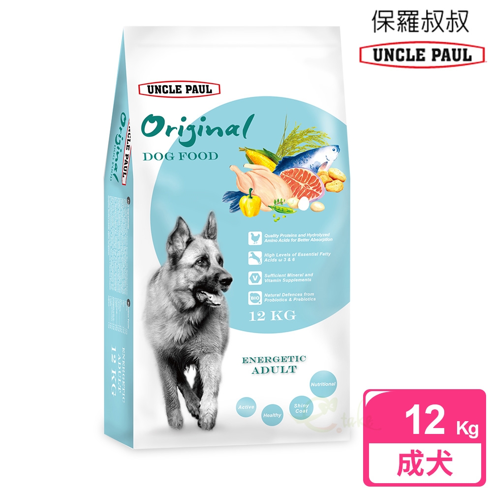 UNCLE PAUL 保羅叔叔 田園生機狗食 12kg 低敏大型-高能成犬, , large