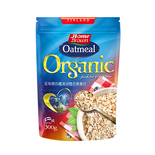 HOME BROWN Oatmeal Organic Jumbo Oat