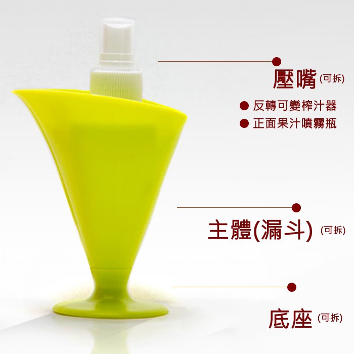 GS MALL 台灣製造 海芋造型果汁噴瓶 海芋造型 果汁噴瓶 海芋噴瓶 果汁瓶 海芋 噴瓶 料理用具, , large