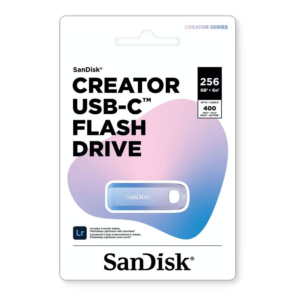 【SanDisk】CZ75C Creator 256G USB Type-C 隨身碟 高達 400MB/s, , large