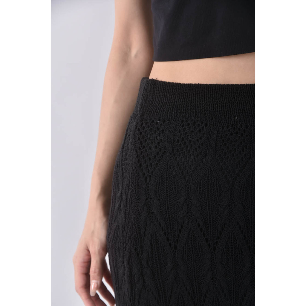 (S) 透紗黑色長裙二手衣, , large