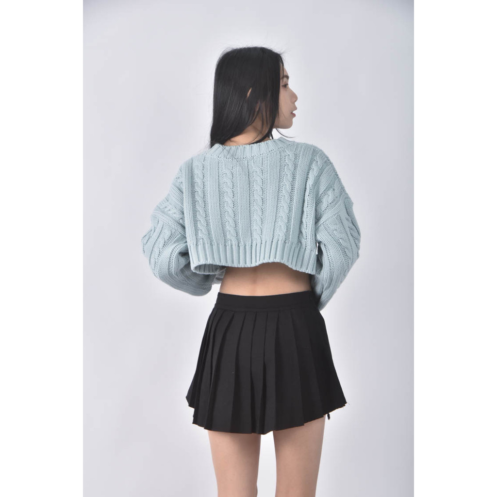 (XL) button 12質感花紋綠色長袖上衣二手衣, , large