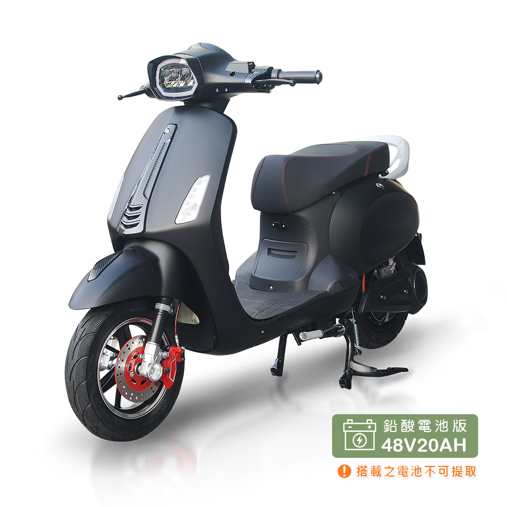 【向銓】 Mini Hero 微型電動二輪車 PEG-082 /鑛達 小偉士 消光黑 (鉛酸電池版/電動自行車), , large