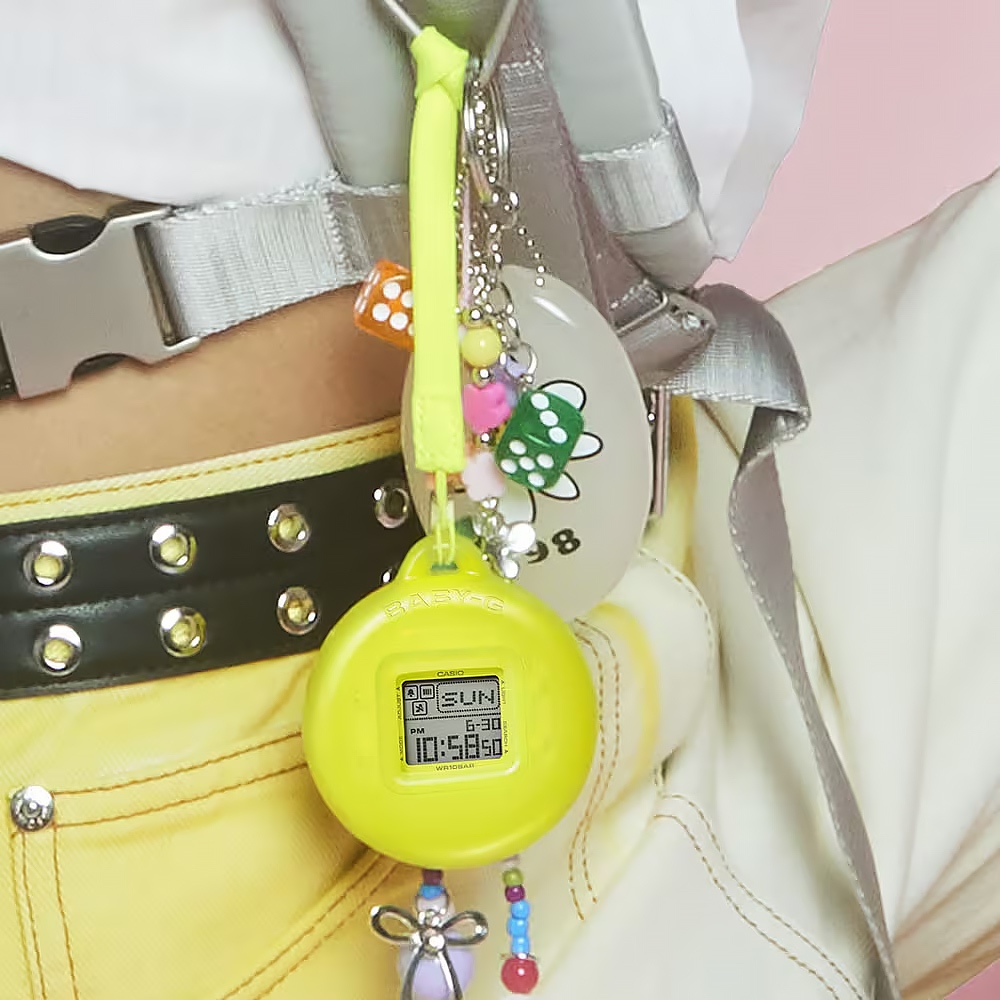 CASIO 卡西歐 BABY-G 30週年 手錶和錶殼吊飾套組 女錶 BGD-10K-7, , large