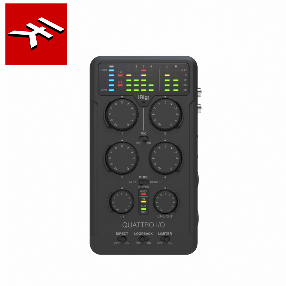 IK Multimedia iRig Pro Quattro I/O 行動錄音介面【敦煌樂器】, , large