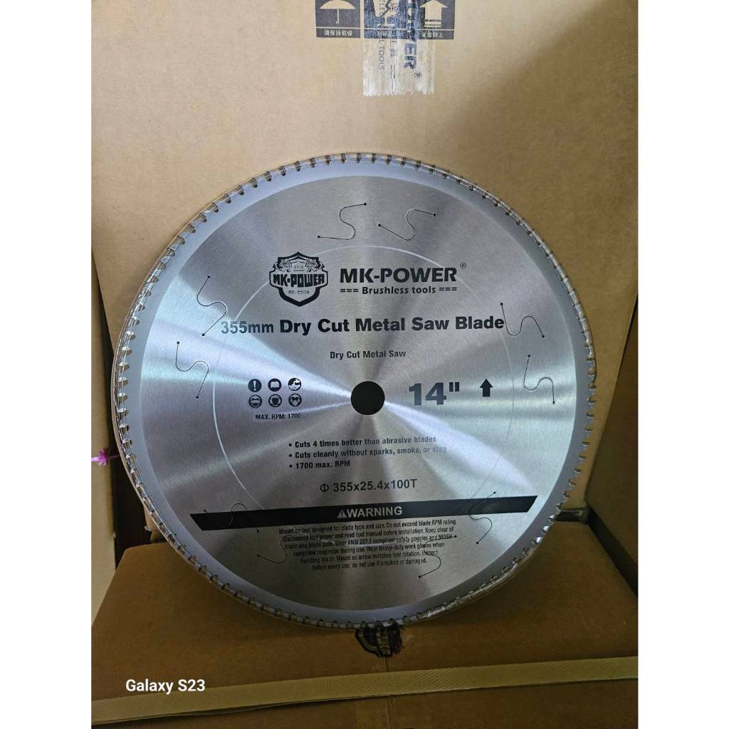 WIN五金 MK-POWER MK-355-BL 18V無刷14吋附片 金屬切斷機 白鐵切斷機 切台 鐵工鋸台 乾式, , large
