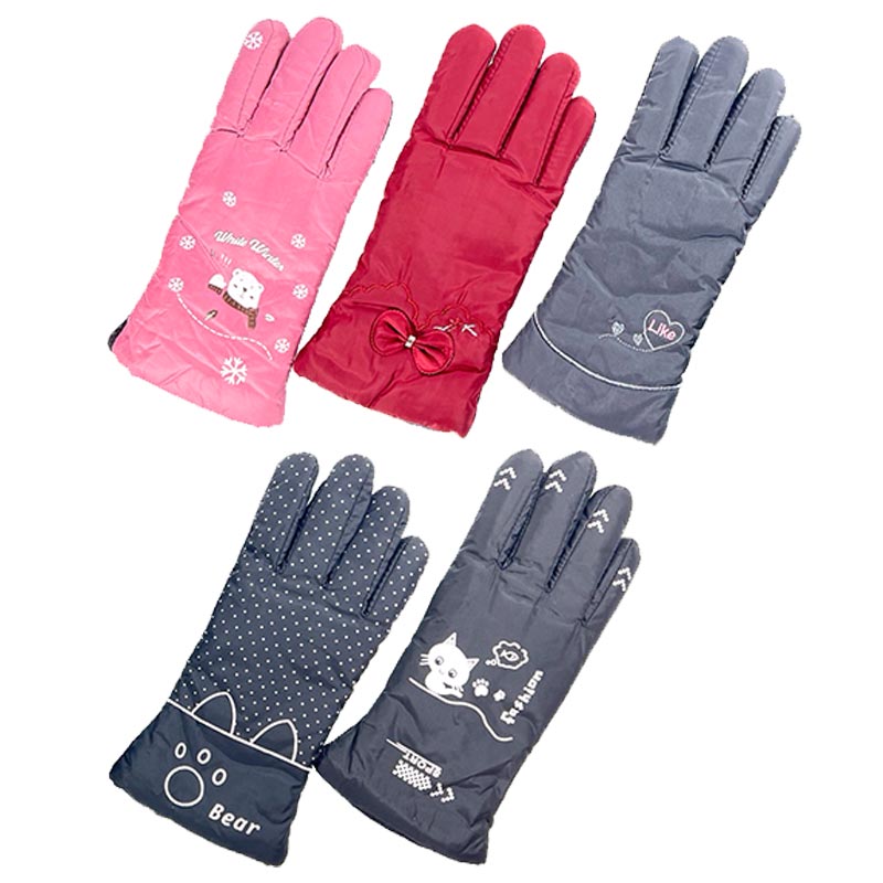 女樂企鵝防風止滑手套(顏色隨機出貨)