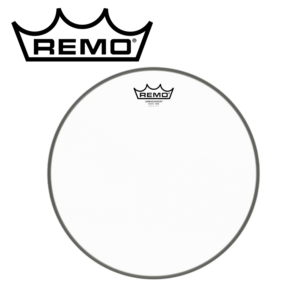 REMO Ambassador Hazy Snare Side 14", , large