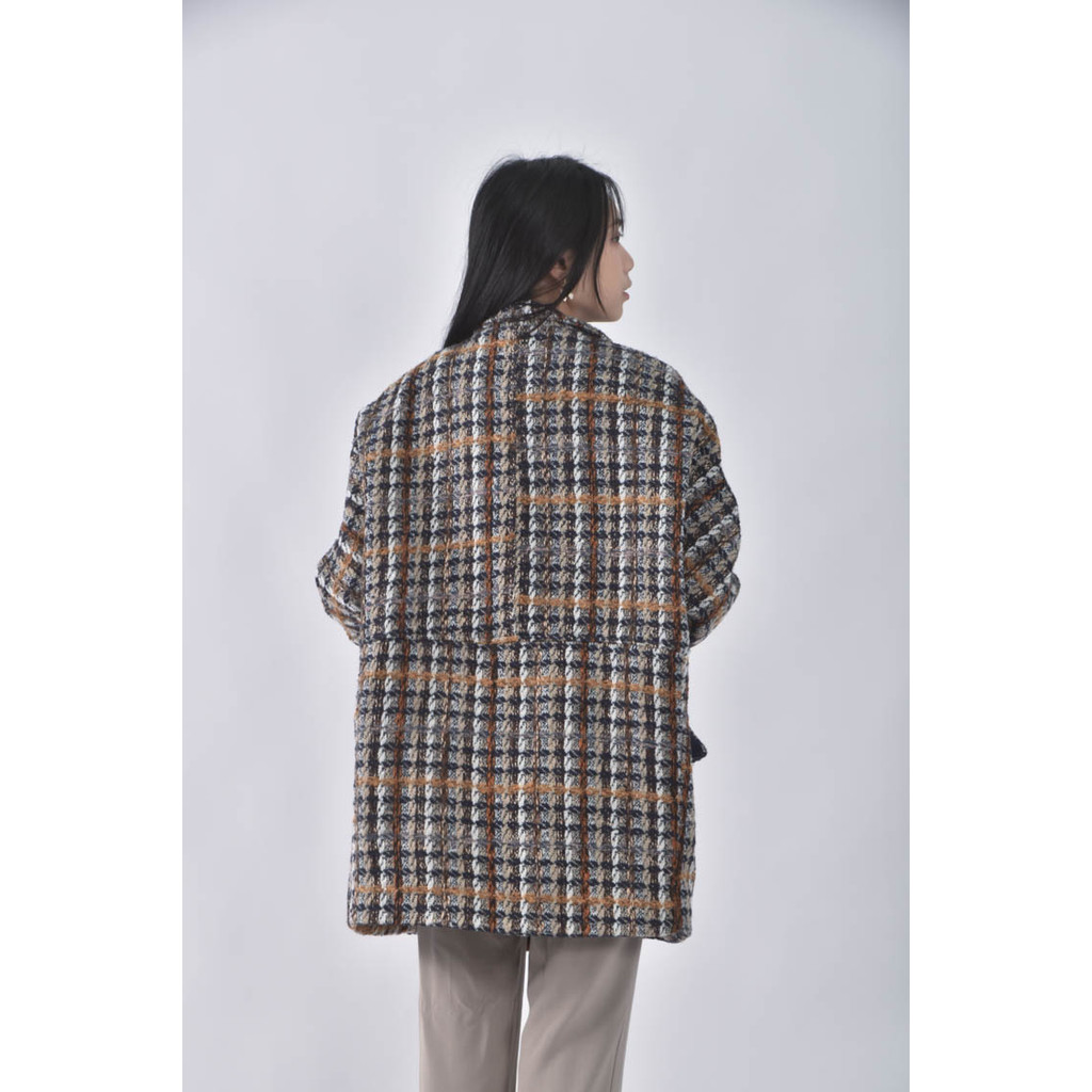 (XL) han fan大衣黃色外套二手衣, , large