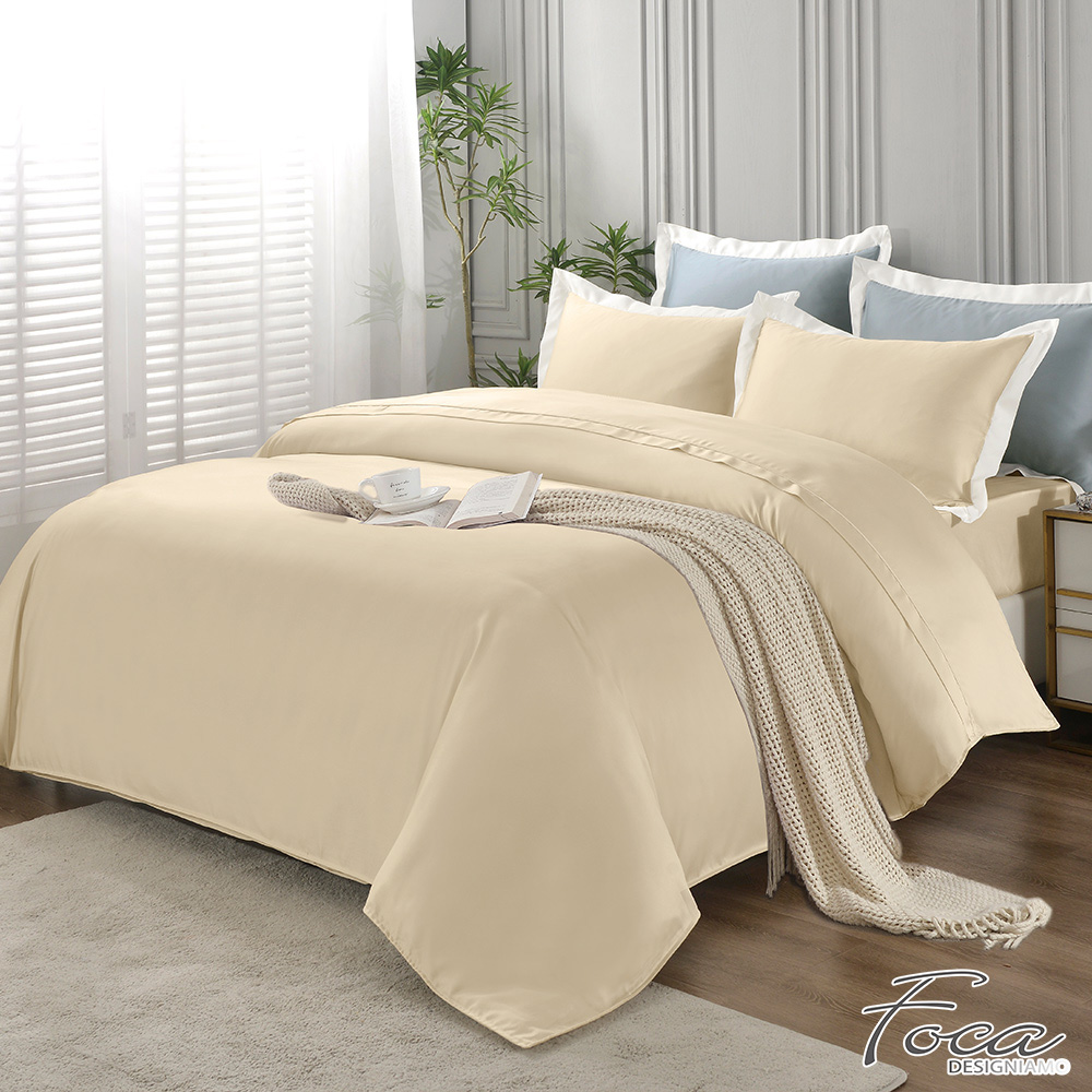 【FOCA】Green Willow Branches | Time Garden 60 Thread 100% Tencel Duvet Cover and Sheet Set - Double, , large