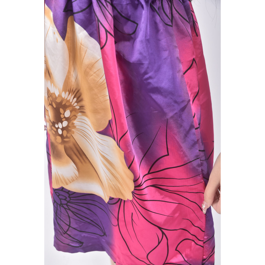 (M) v領紫色洋裝二手衣, , large