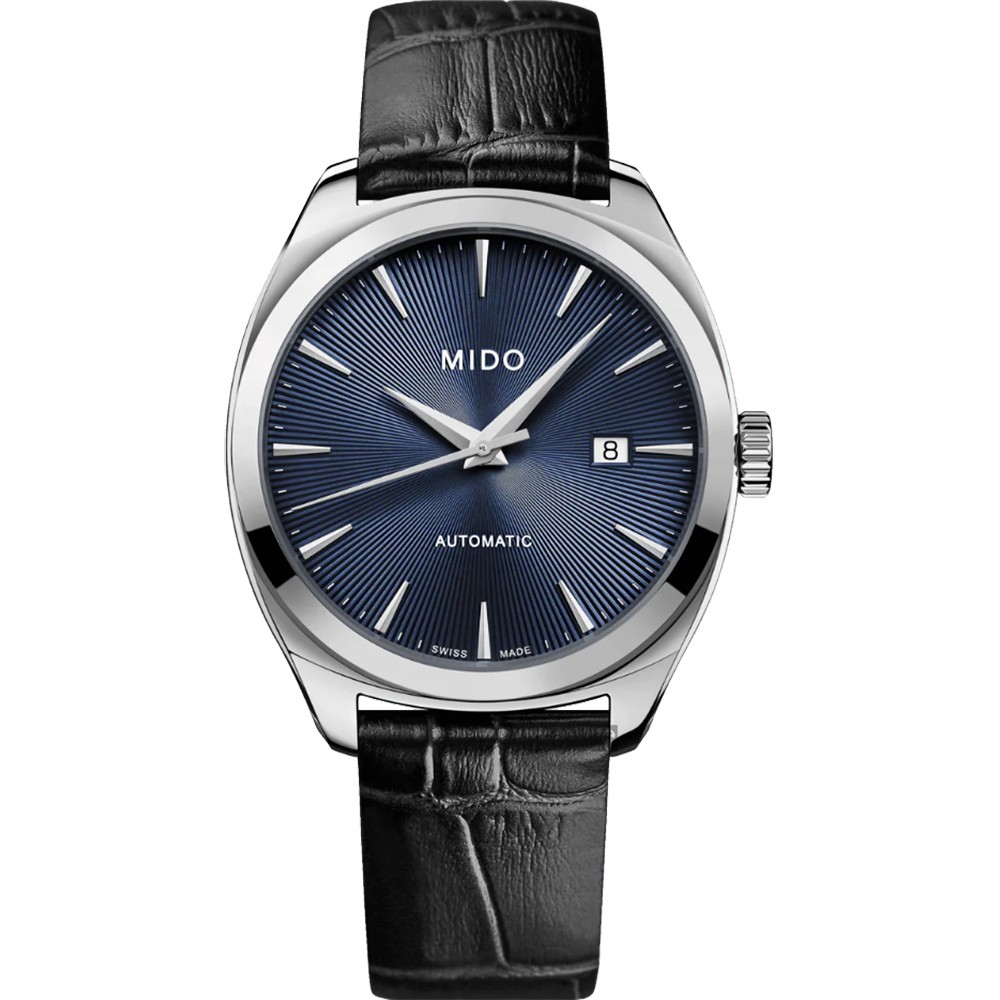 MIDO 美度 Belluna 皇室藍機械錶-40mm M0245071604100, , large