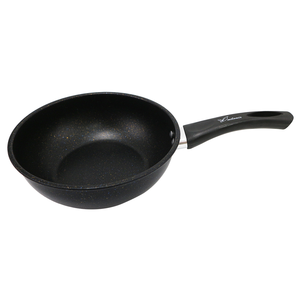 麥飯石 迷你不沾炒鍋-20cm-2支, , large