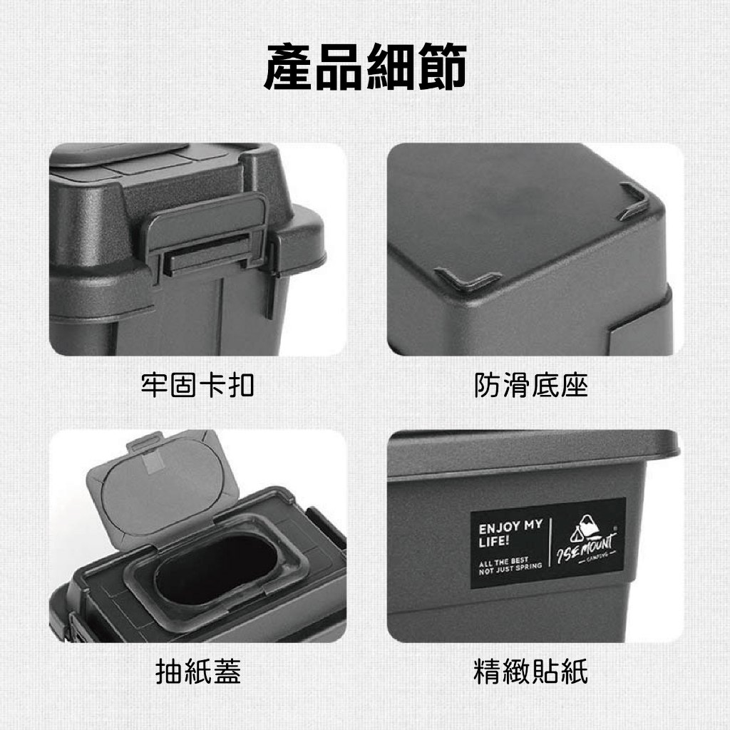 【Treewalker露遊】露營迷你收納面紙盒  濕紙巾收納盒  (隨機出貨), , large