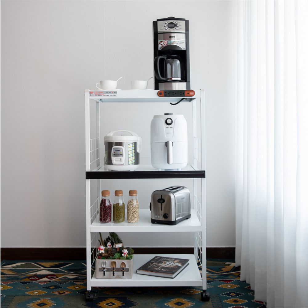 【愛樂美】AI自動斷電1拉板4層電器置物架134, , large