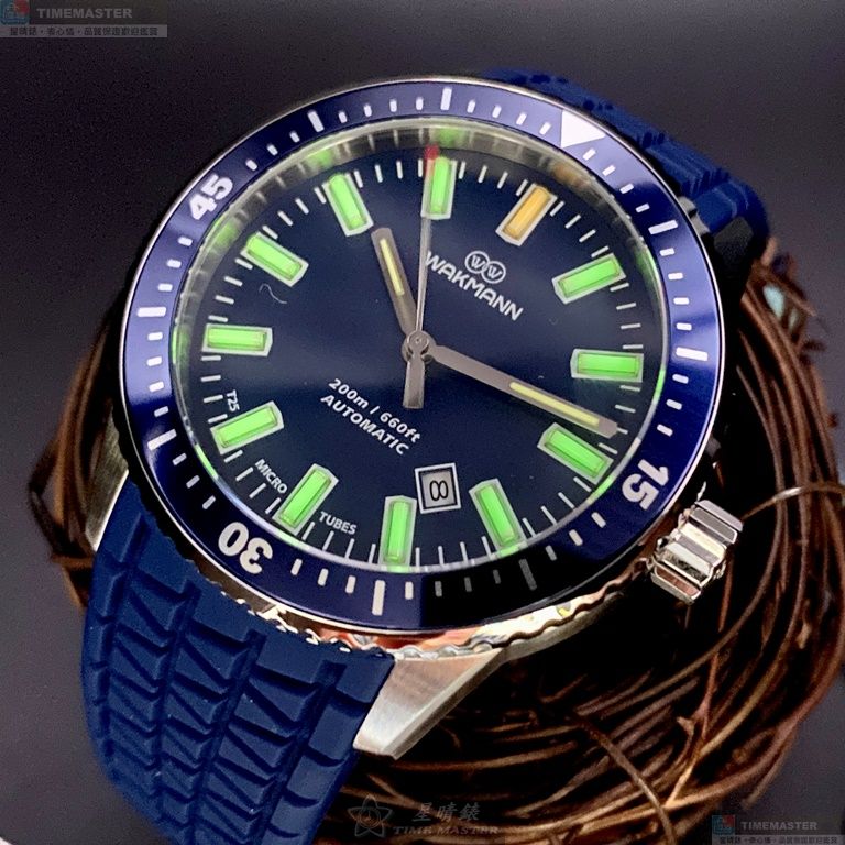 [TIMEMASTER] WAKMANN watch, 44mm, WA00030, , large