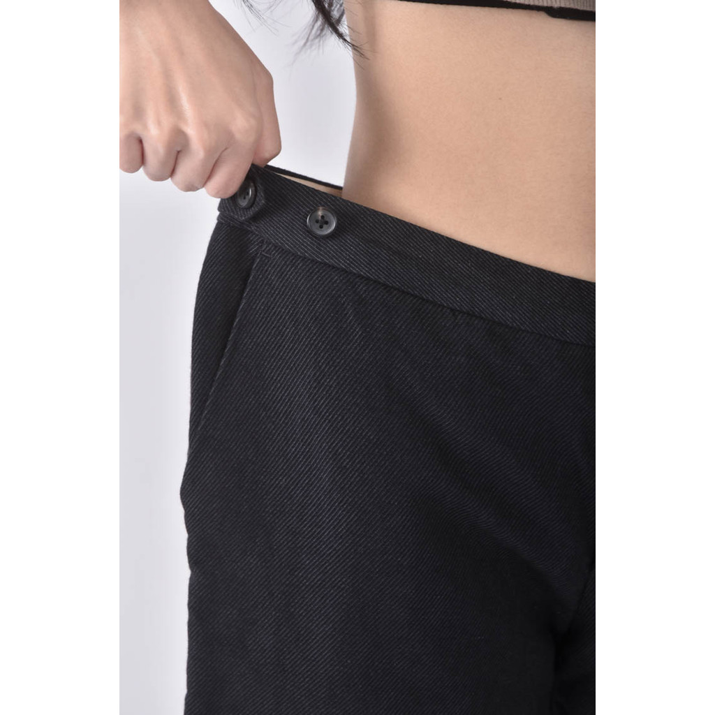 (XL) margaret howell羊毛亞麻黑色長褲二手衣, , large