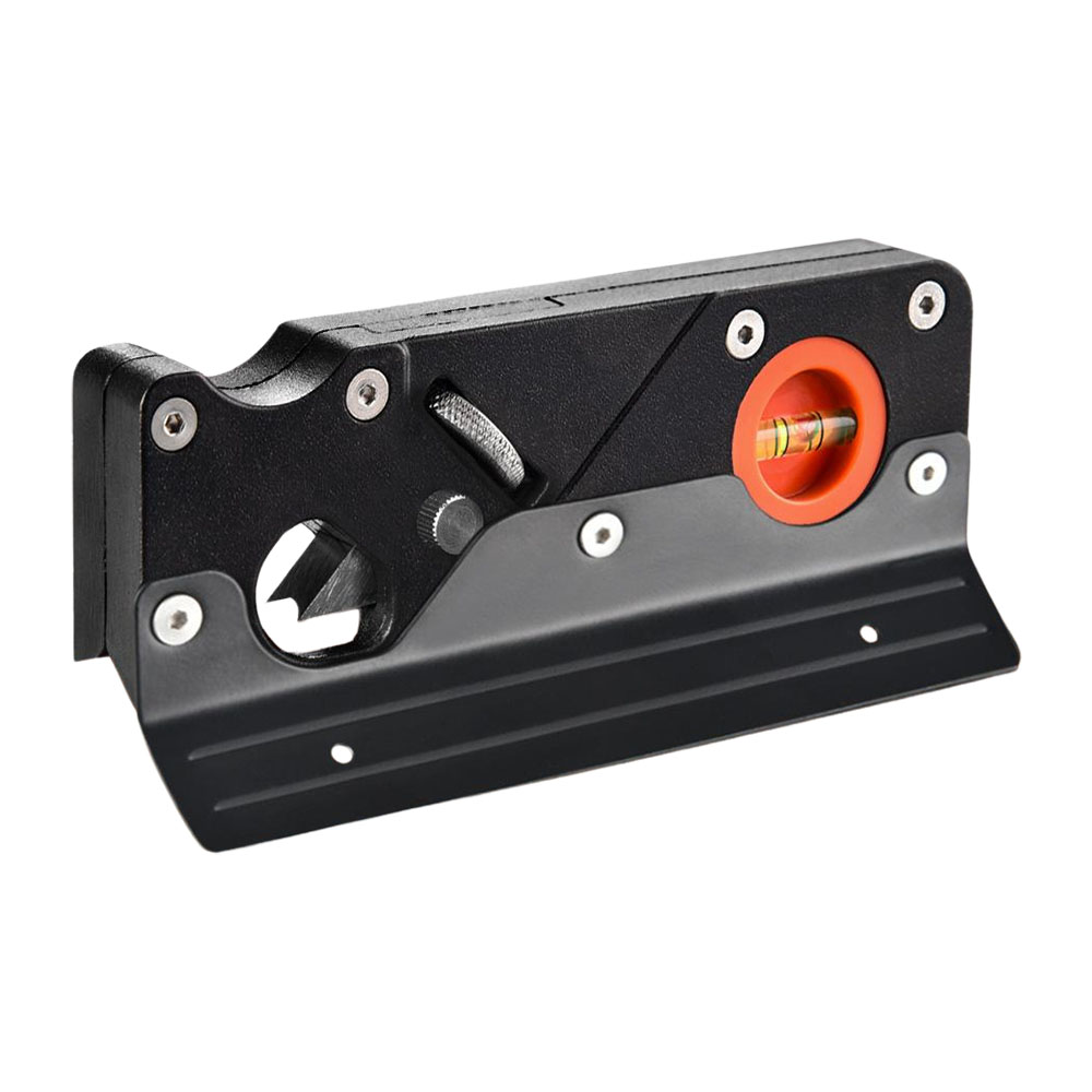 Woodworking chamfering plane - with support - 1/4 round cutter tip (black), , large