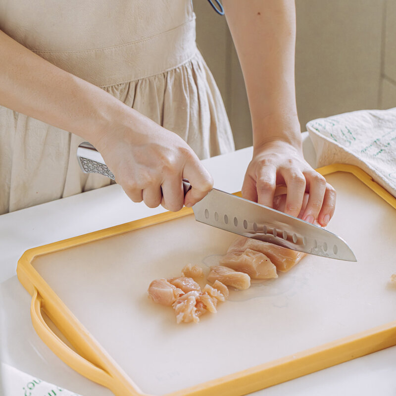 【SHUEHO】Cat Paw Santoku Knife, , large