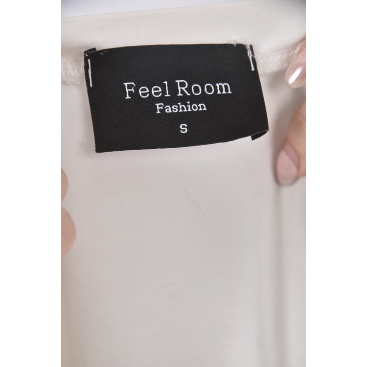 (L) feel room質感毛毛白色洋裝二手衣, , large