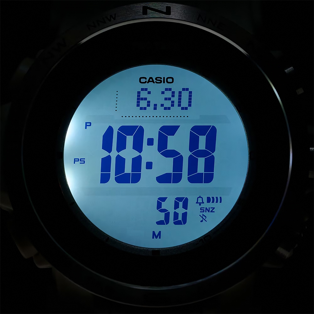 CASIO 卡西歐 PROTREK 戶外多功能太陽能電波手錶 登山錶 氣壓高度溫度 PRW-35-7, , large