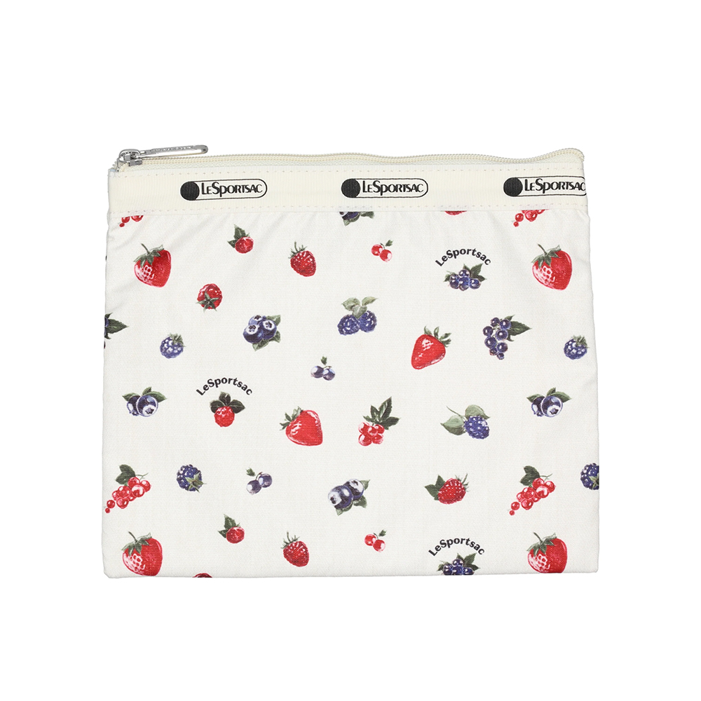 Lesportsac Deluxe Everyday Bag 經典奢華斜背包 側背包 通勤旅行包 女包 男包(奶油莓果), , large