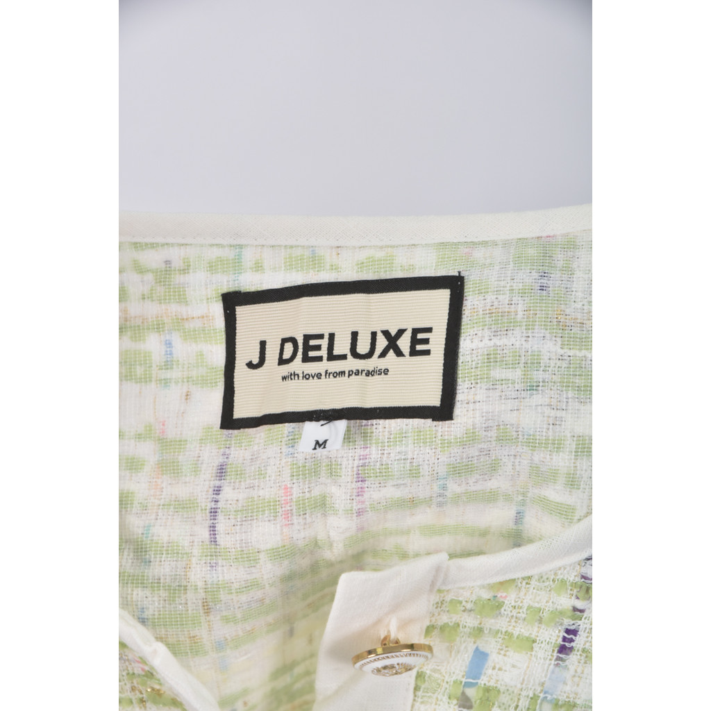 (M) j deluxe小香風背心綠色外套二手衣, , large