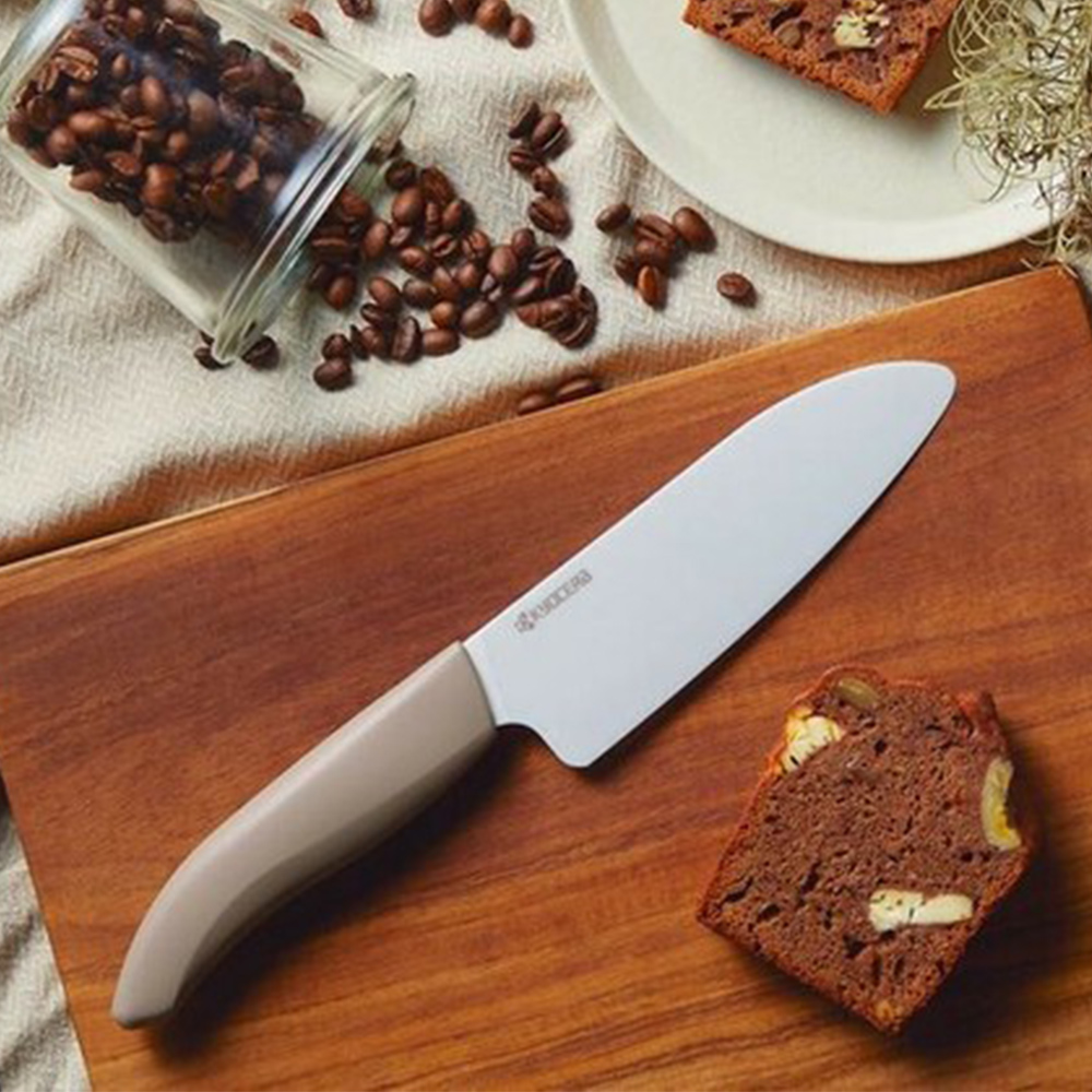 【KYOCERA京瓷】40週年限量版 經典莫蘭迪色系 抗菌陶瓷刀 削皮器 砧板 超值三件組-(刀刃17cm)-抹茶綠, 抹茶綠, large