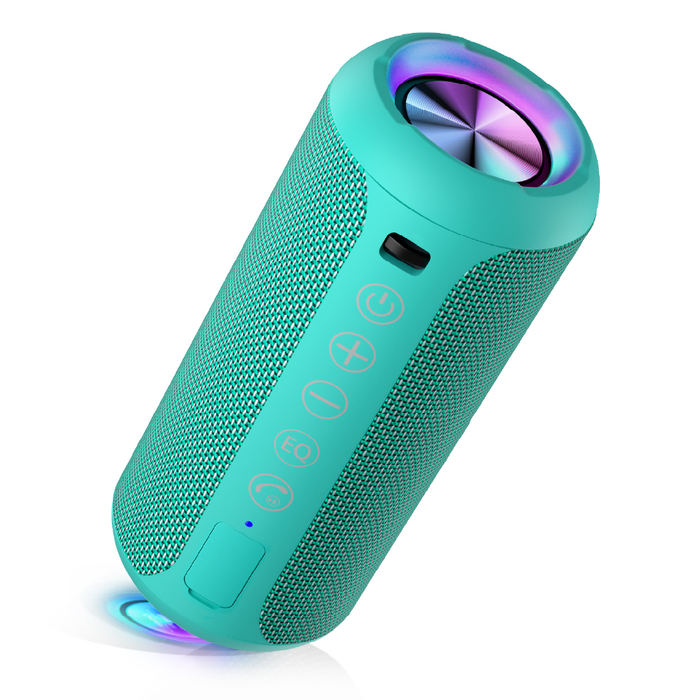 【ortizan】X10 隨行藍牙音響 24W 立體環繞音效 30H 長續航 IPX7 防水-藍綠色, , large