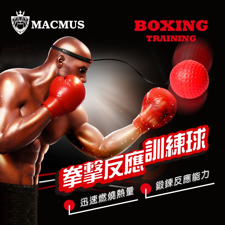 【MACMUS】拳擊訓練反應球｜精準打擊訓練｜反能能力訓練｜超Q彈發泡球, , large