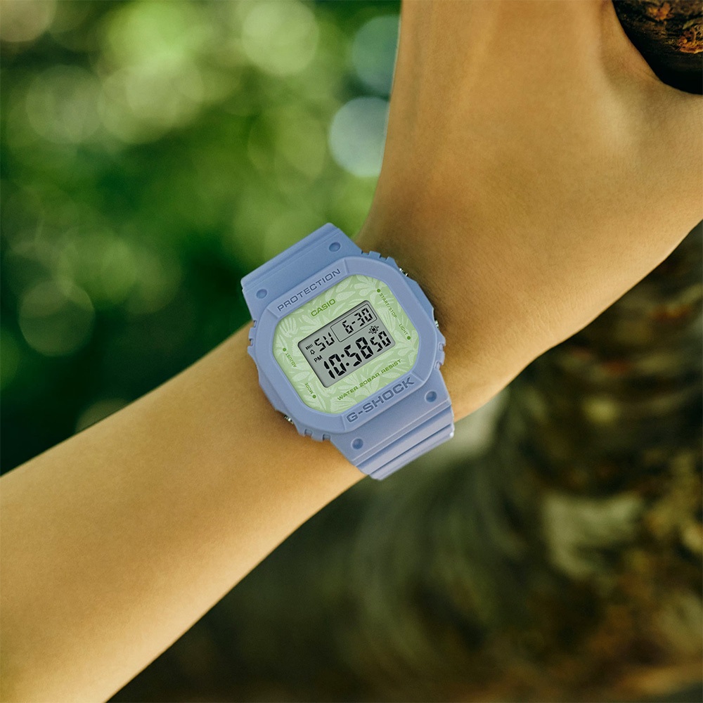 CASIO 卡西歐 G-SHOCK 草本系列女錶-嫩芽綠 GMD-S5600NC-2, , large