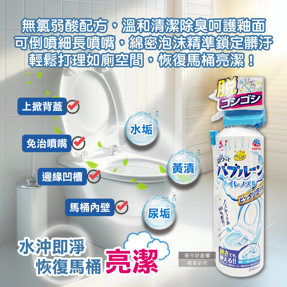 Earth Foam Spray Detergent 200ml, , large