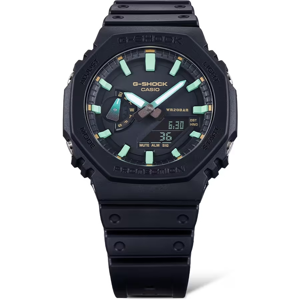 CASIO 卡西歐 G-SHOCK 2100八角鏽鐵意象手錶 GA-2100RC-1A, , large