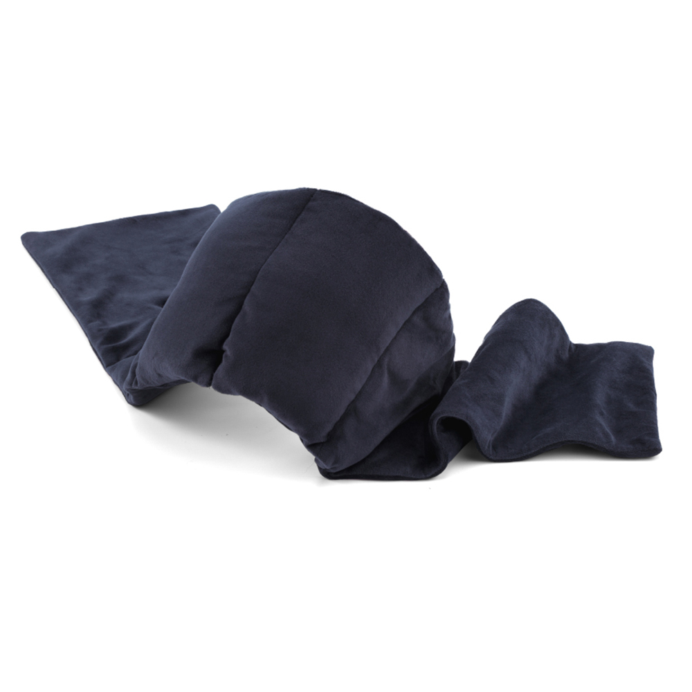 PROIDEA Down-Filled Comfort Comfort Blanket - Charcoal Gray, , large