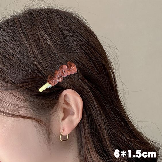Food Shaped Hair Clip, , large