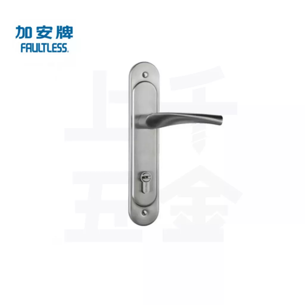 連體鎖 匣式鎖 加安牌 台灣製 門鎖 防火門鎖 N5L66K1 N5L66K1H 獨立暗閂 有分左右 卡巴鑰匙, , large