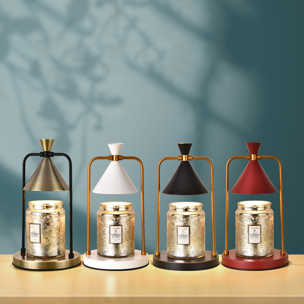 lussuoso - Classic and elegant dimmable timed wax melting lamp - elegant white, , large