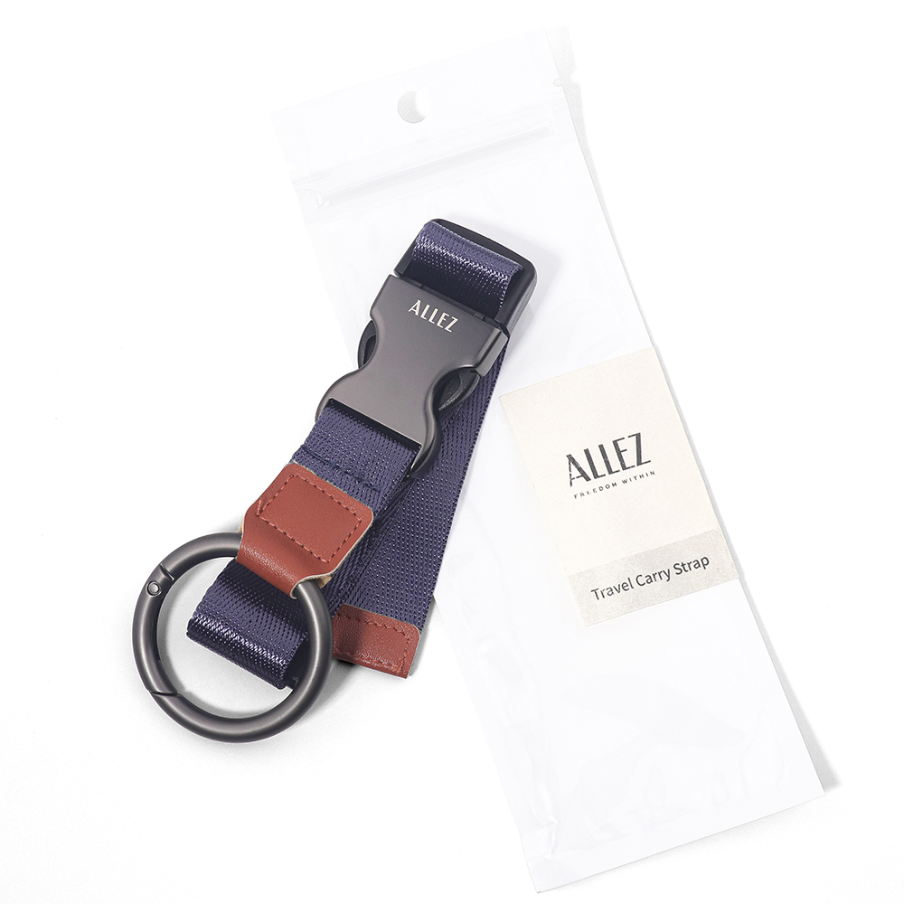 【ALLEZ】Multi-functional Luggage Hook Mauve Grey, , large
